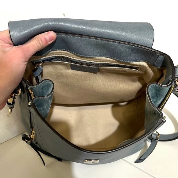 Chloe 2-Way Suede Calfskin Faye Bag - Picture 8 of 8